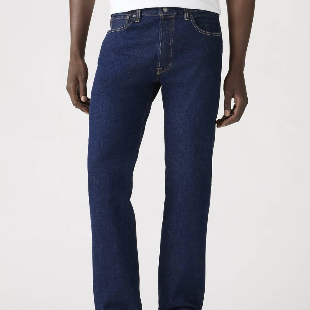 New Men’s Levi's Blue 501 Straight Fit Jeans 30x34